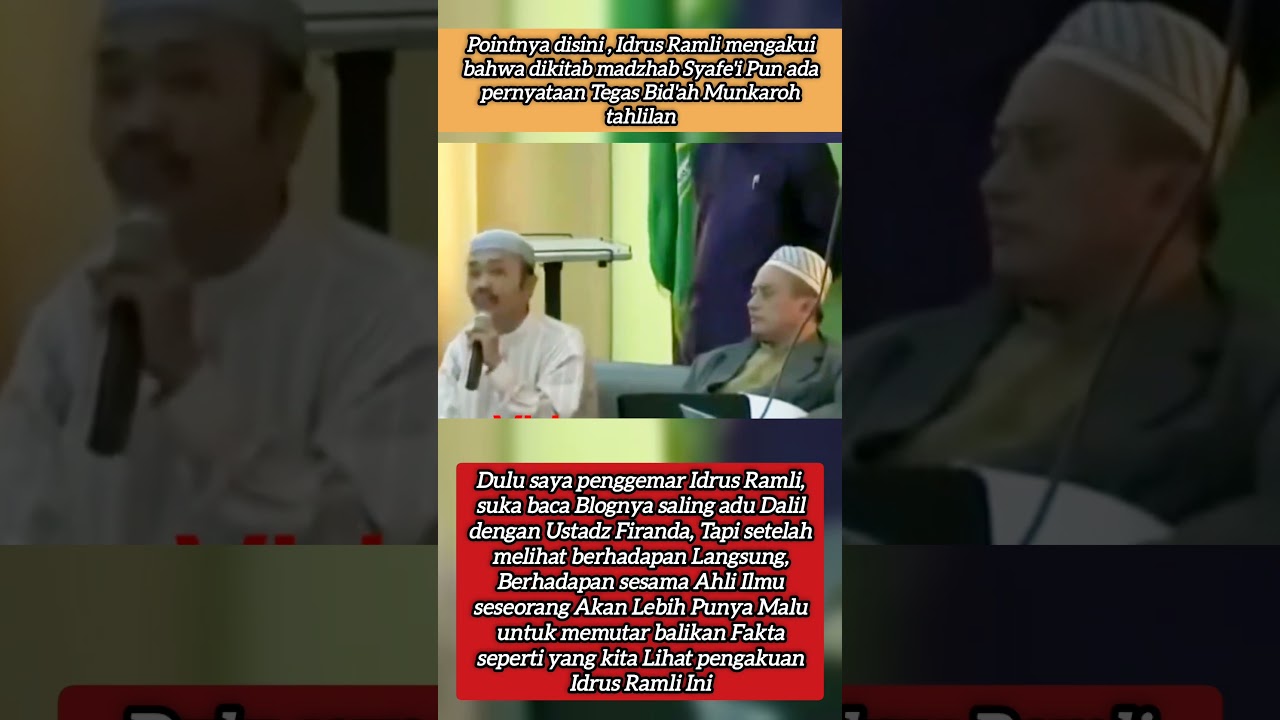 Idrus Ramli membahas Tahlilan#ceramahsingkat #idrusramli #debatagama #manhajsalaf