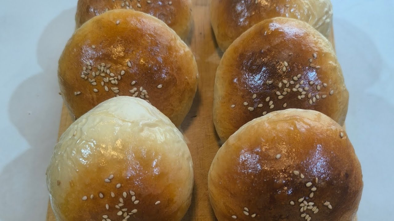 El Pan de Hamburguesa Perfecto 🍔 Pan de Leche y Mantequilla Estilo USA