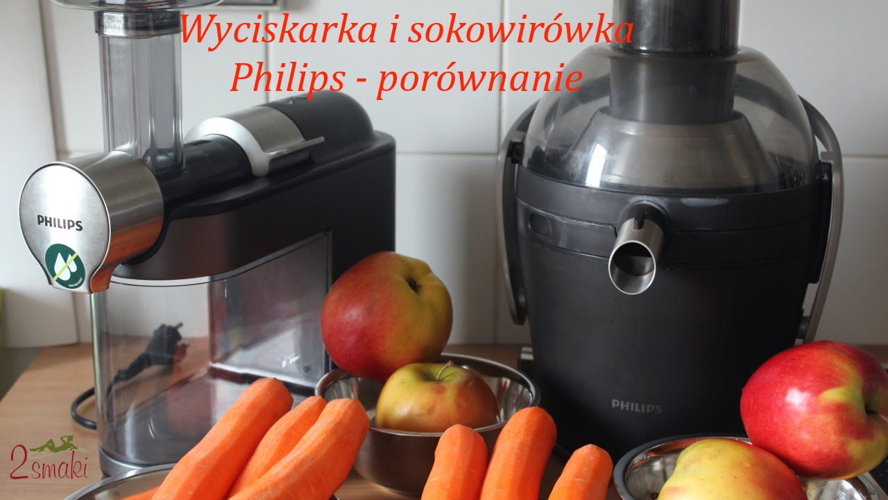 Wyciskarka i sokowirówka - porównanie