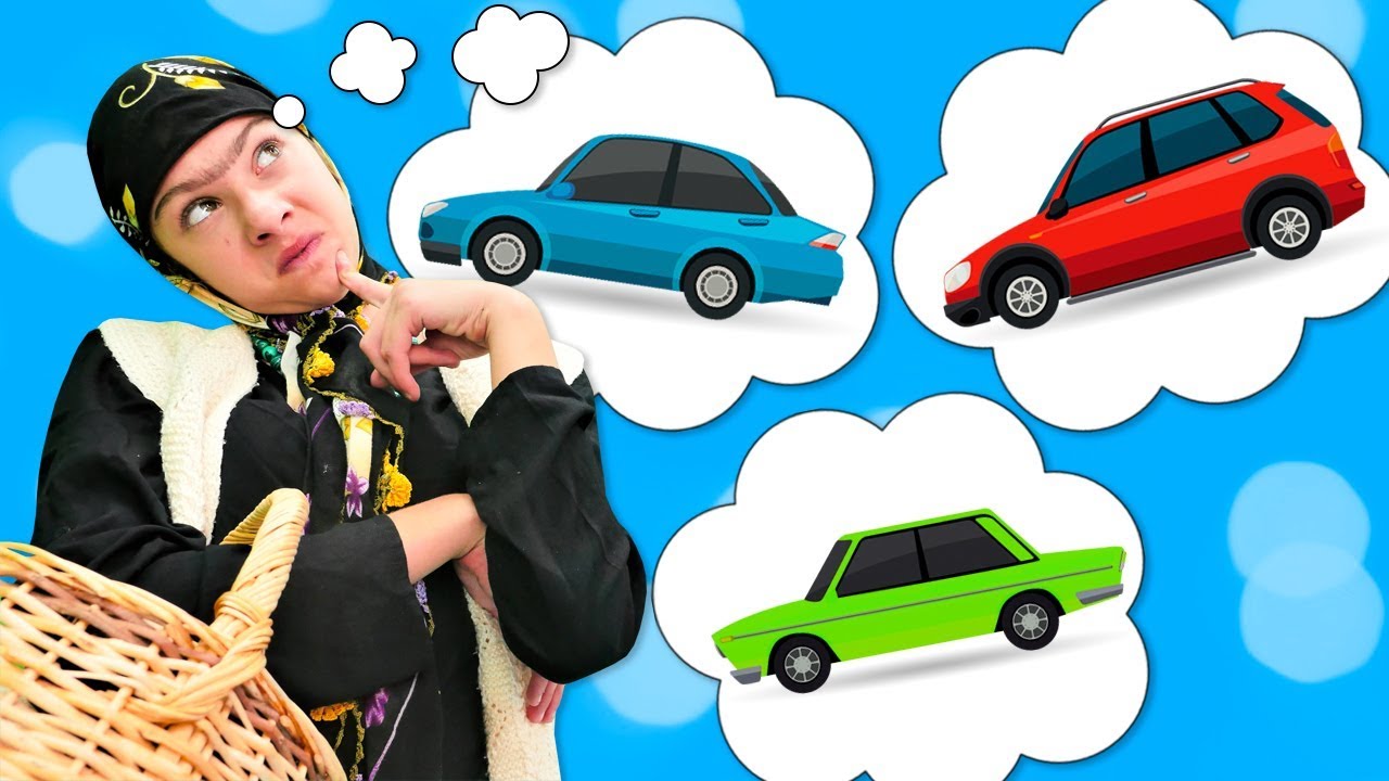 Pakize teyze pazara gitmek için araç seçiyor! Komik video