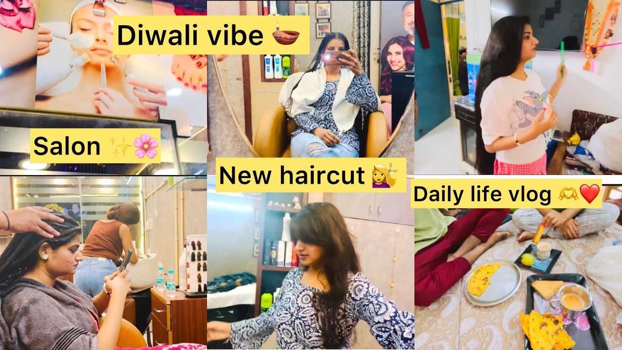 Salon Day with Mummy & Kajal 💇‍♀️ | Chill Day Out + Haircut + Full Day Routine Vlog | Oreo’s Walk 🐶