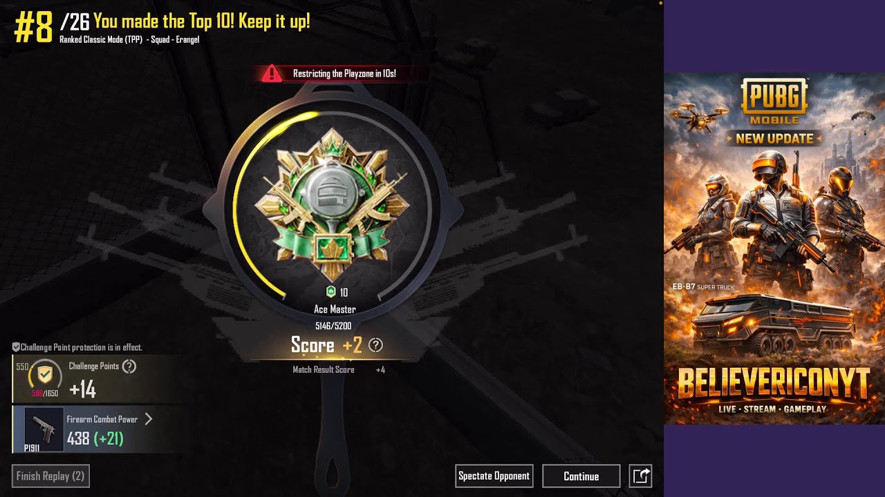 BGMI TELUGU | Belivericonyt | After long time | PUBG Mobile