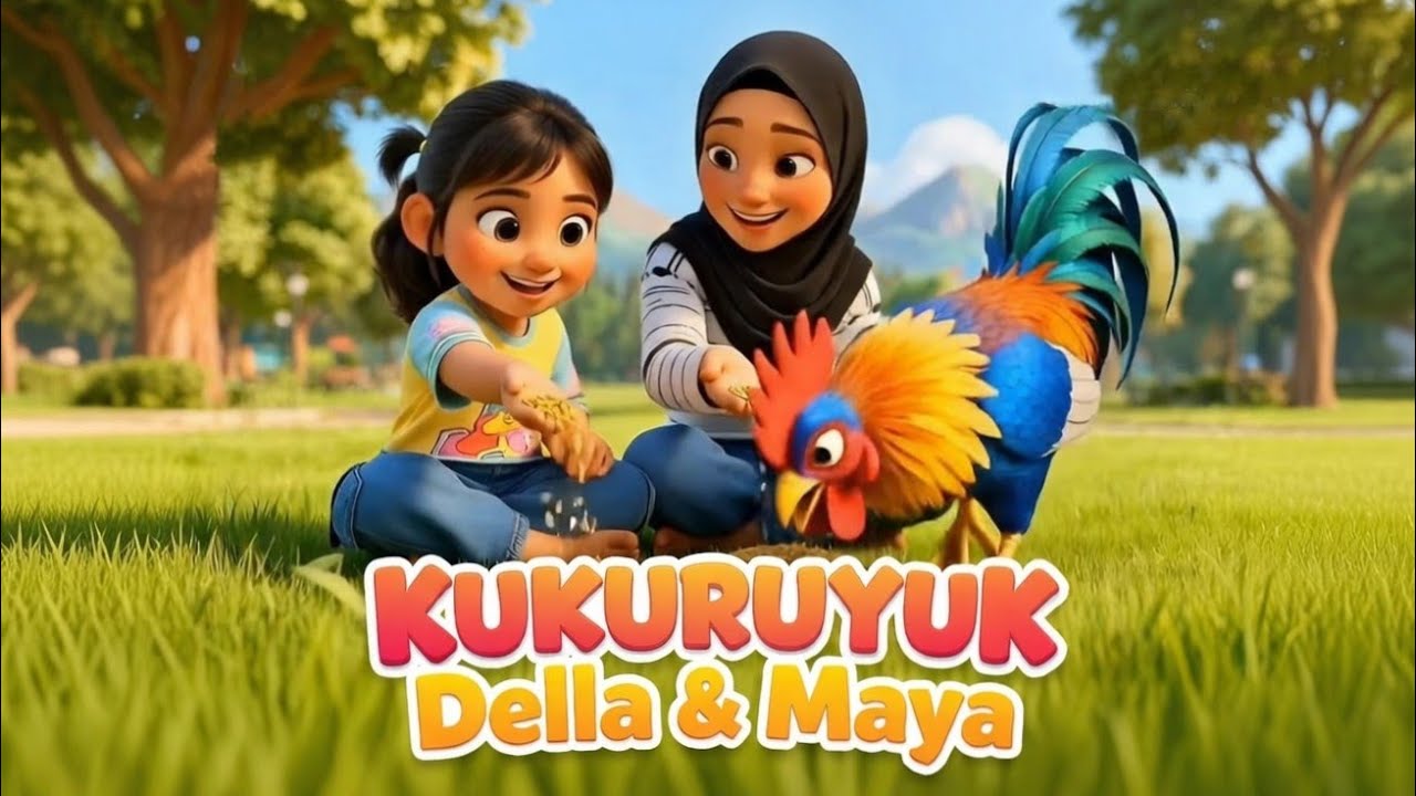KUKURUYUK  AYAM LUCU - LAGU ANAK ANAK VIRAL | ANMASI HEWAN 3D TEEBAIK