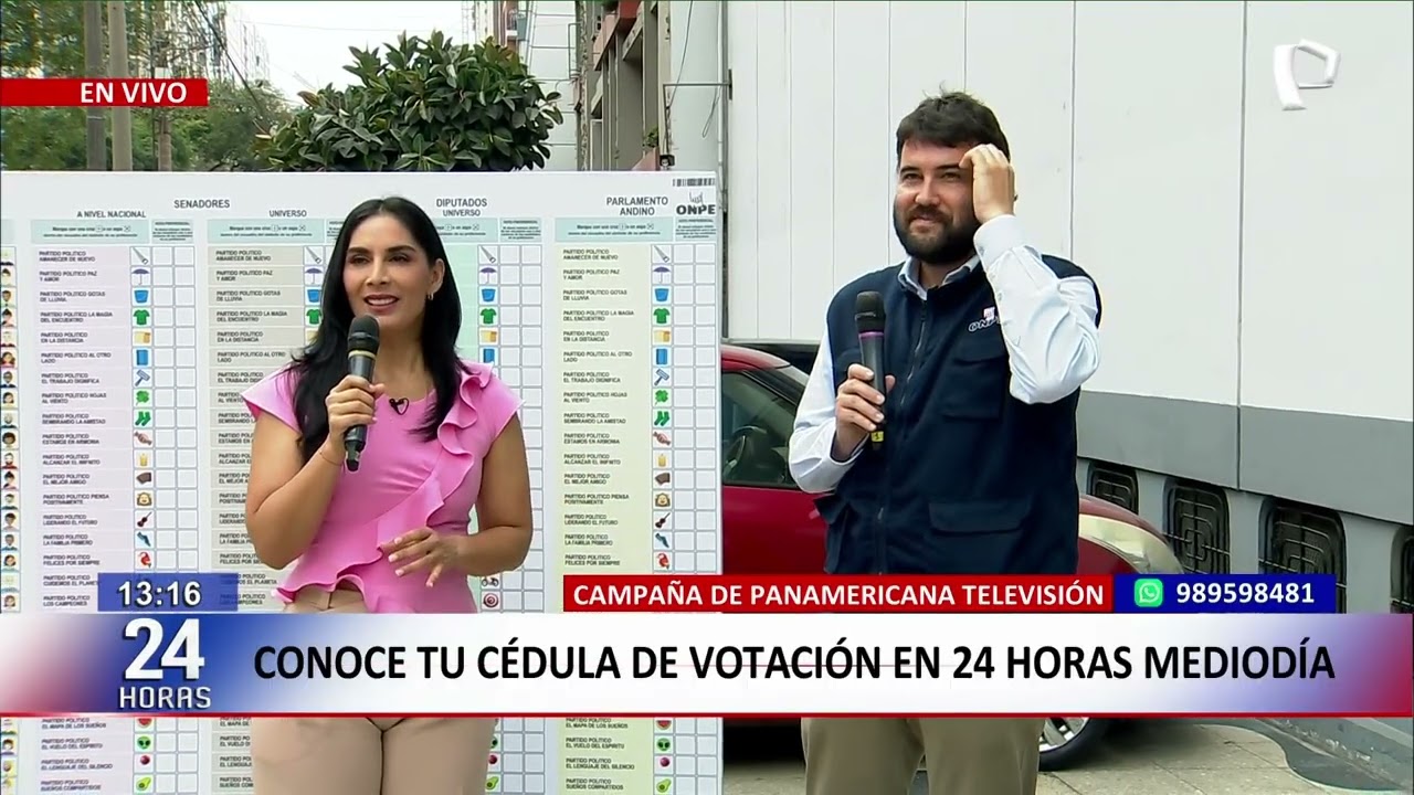 Panamericana Noticias inicia campaña “Conoce tu cédula de Votación”