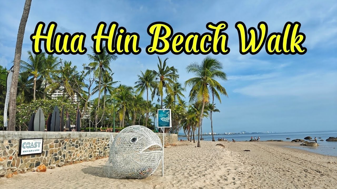 Early Morning Walk on Hua Hin Beach 🇹🇭