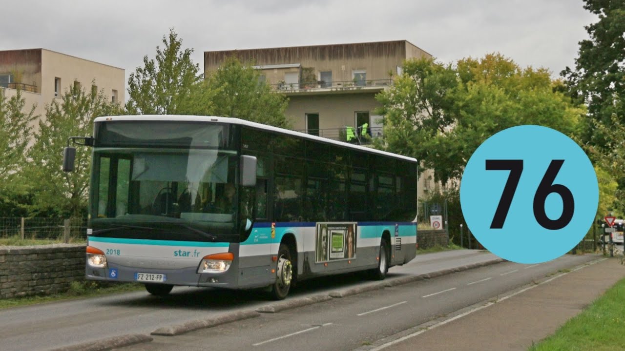 Setra S 416 NF N°2018 - Ligne 76 - Réseau STAR - Rennes