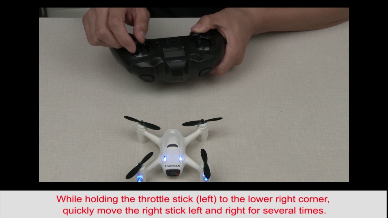 Hubsan X4 H107C Plus Gyroscope Calibration