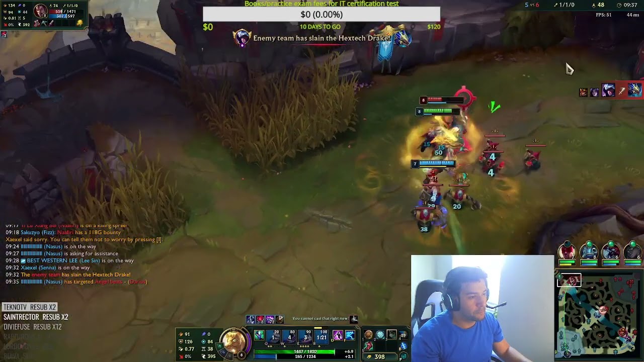 Quasus vs Darius carry! Master ELO