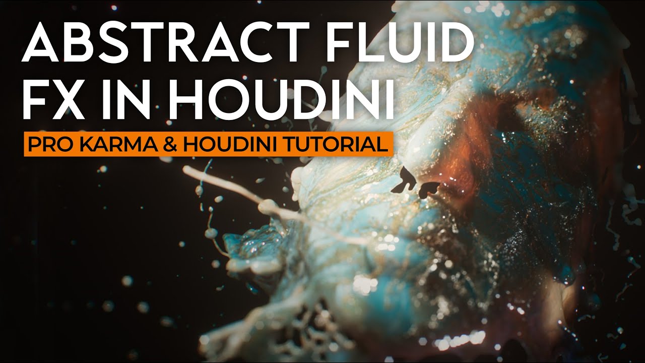 Abstract Fluid FX In Houdini | Pro Karma & Houdini Tutorial