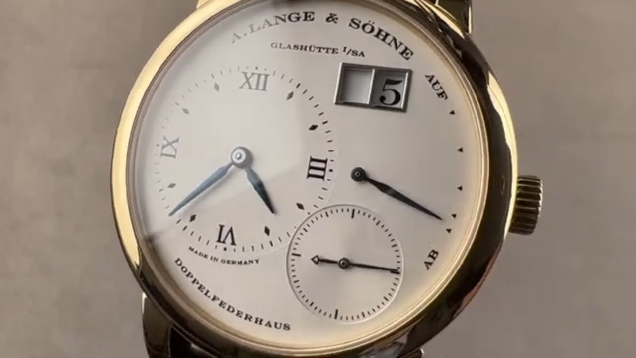 A. Lange & S&ouml;hne Lange 1 101.022 A. Lange & S&ouml;hne Watch Review