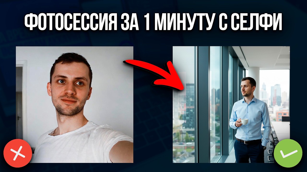 Как создать фотосессию из одного селфи? Фотографы больше не нужны! Imagify