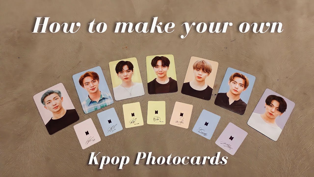 How to make DIY kpop photocards/ Back to back / Philippines