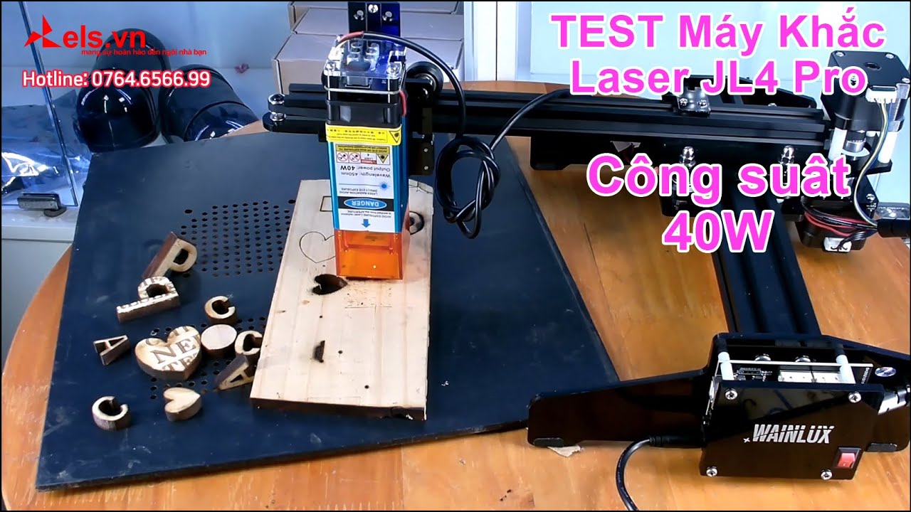 Máy khắc laser wanilux JL4 Pro công suất 40W