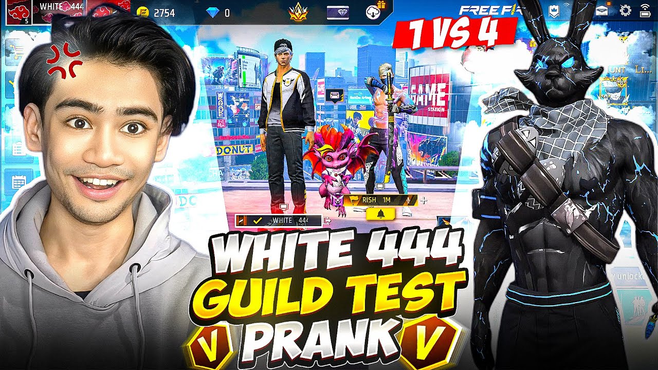 WHITE 444 GUILD TEST PRANK ON STREAMER || THE STAR
