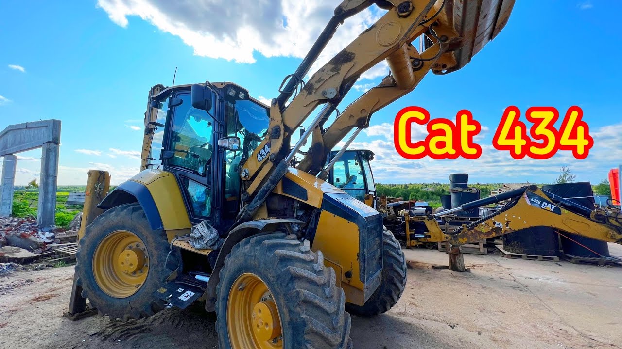 CAT 434 2021-го года- не крутиться руль! Ремонт со всеми подводными камнями!