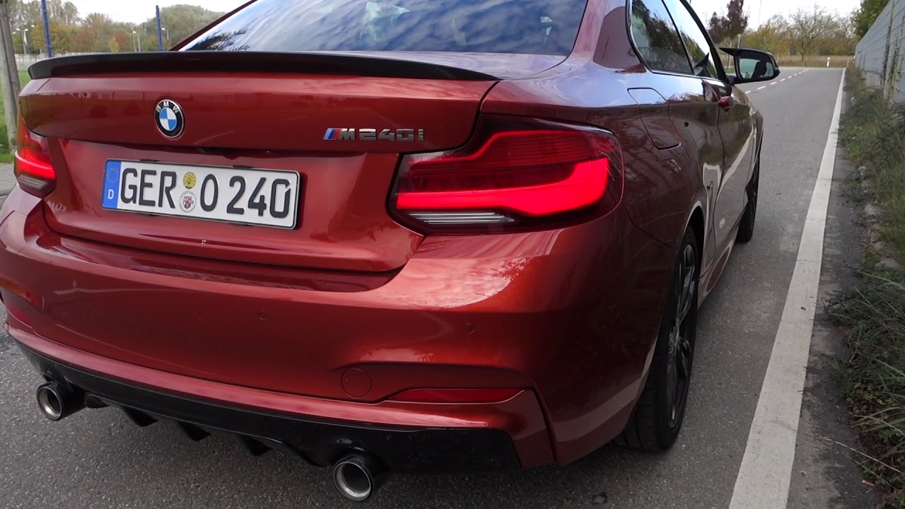 BMW M240i Sound M Performance Exhaust HJS Downpipe