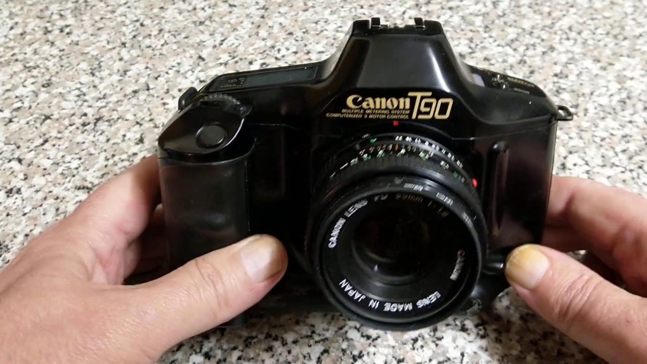 Canon T90, 1986, флагманская камера с креплением FD