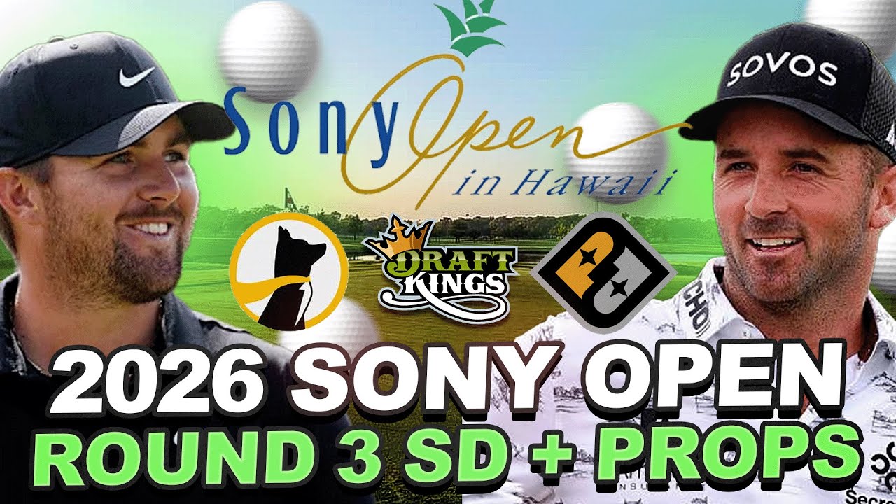 2026 Sony Open Round 3 Showdown + Prop Stream : DFS Strategy, Prize Picks, Underdog Props + Matchups