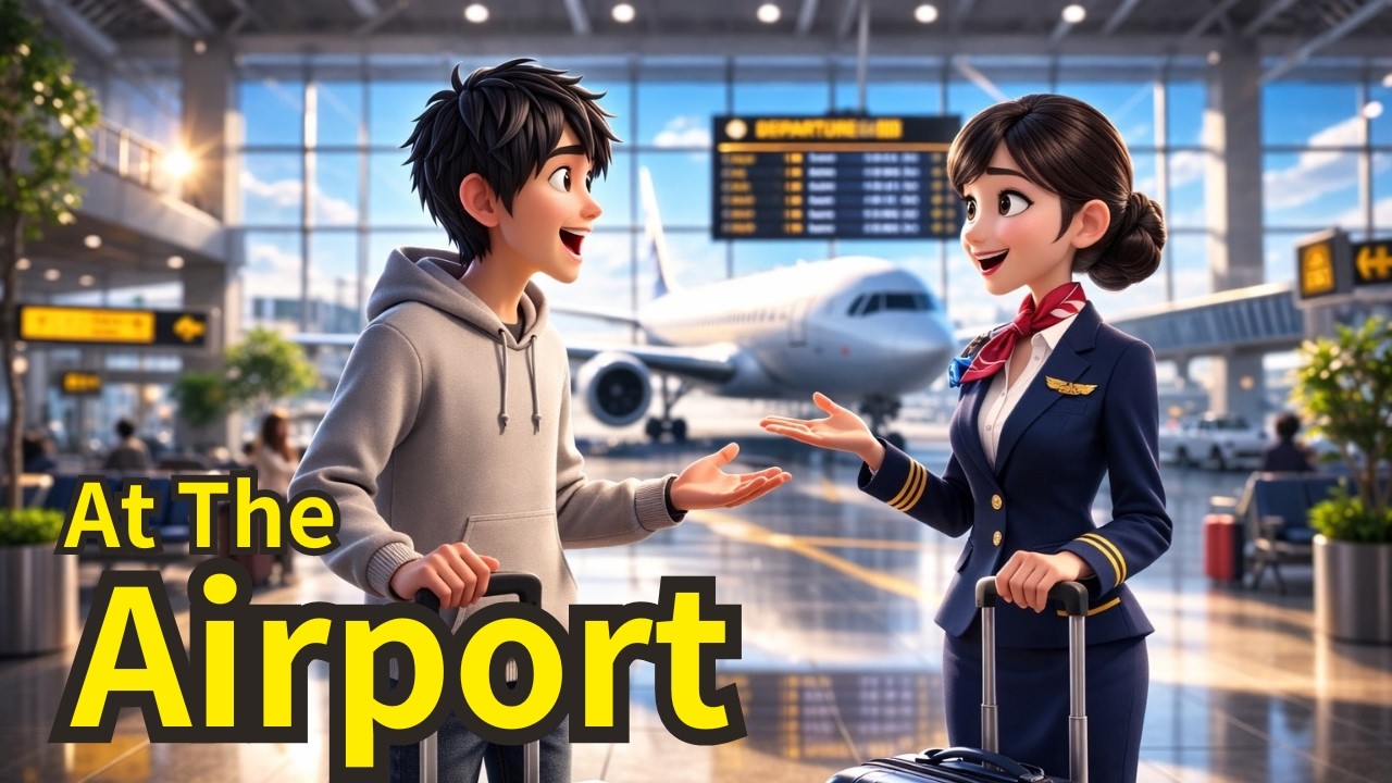 Airport Vocabulary - Slow and Easy English For Beginners