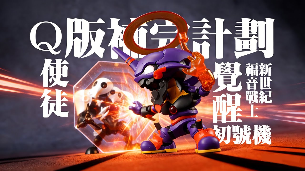 Q版也暴走！圣斯基 新世纪福音战士 Q版补完计划 EVA盲盒拼装模型【评头论足】