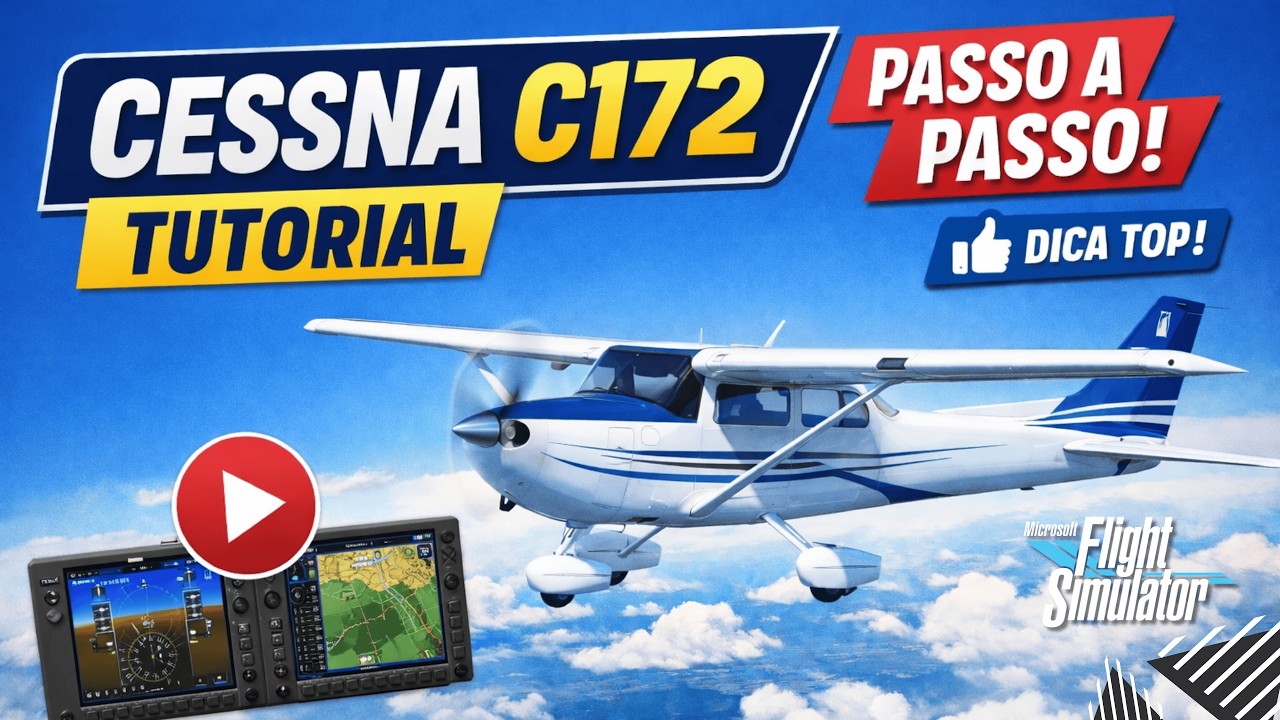 ✈️ APRENDA a voar um AVIÃO no Microsoft Flight Simulator | Tutorial de voo completo!