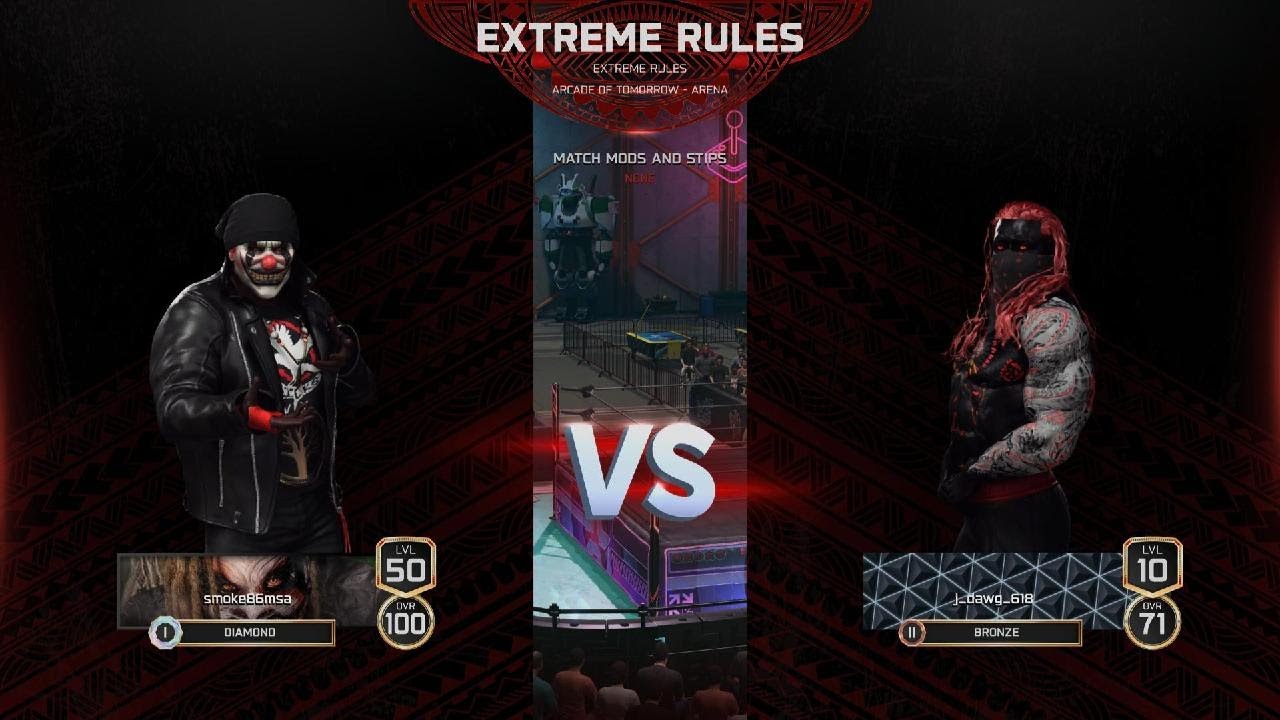 WWE 2K25 jdawg vs smoke86msa