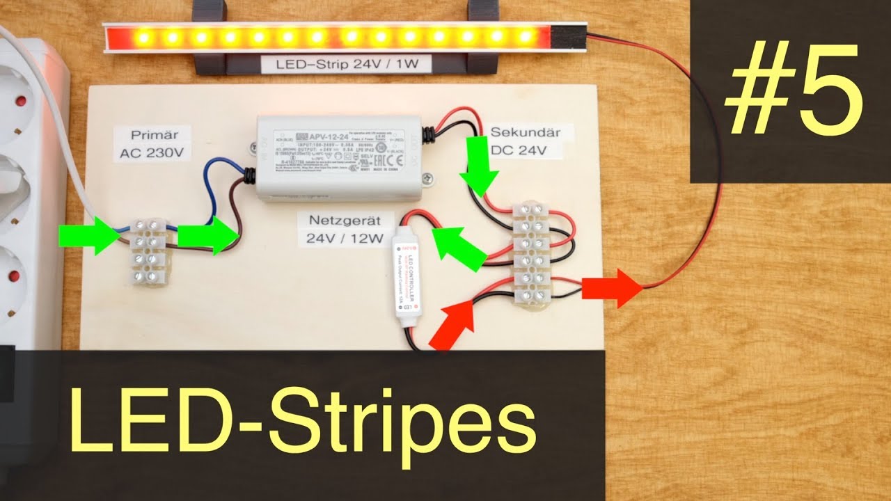 LED-Stripes #5, Schalten und Dimmen