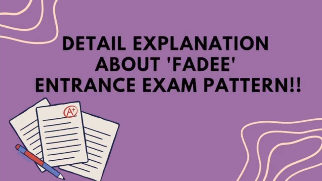 JNAFAU:Detail Explanation About 'FADEE' Exam Pattern#jnafau#fineart#exam2025  #entranceexam#hyd#bfa