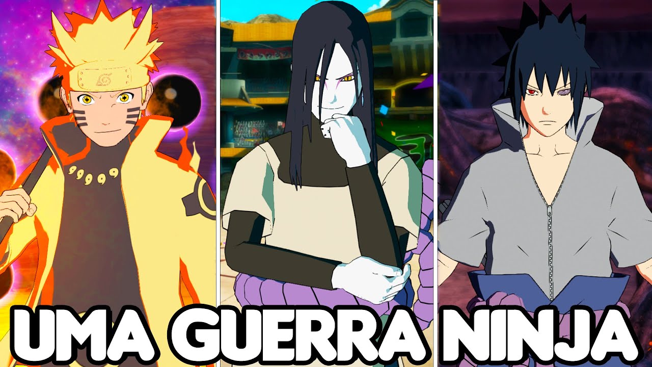 CRIANDO A GUERRA NINJA MAIS ÉPICA NO NARUTO STORM