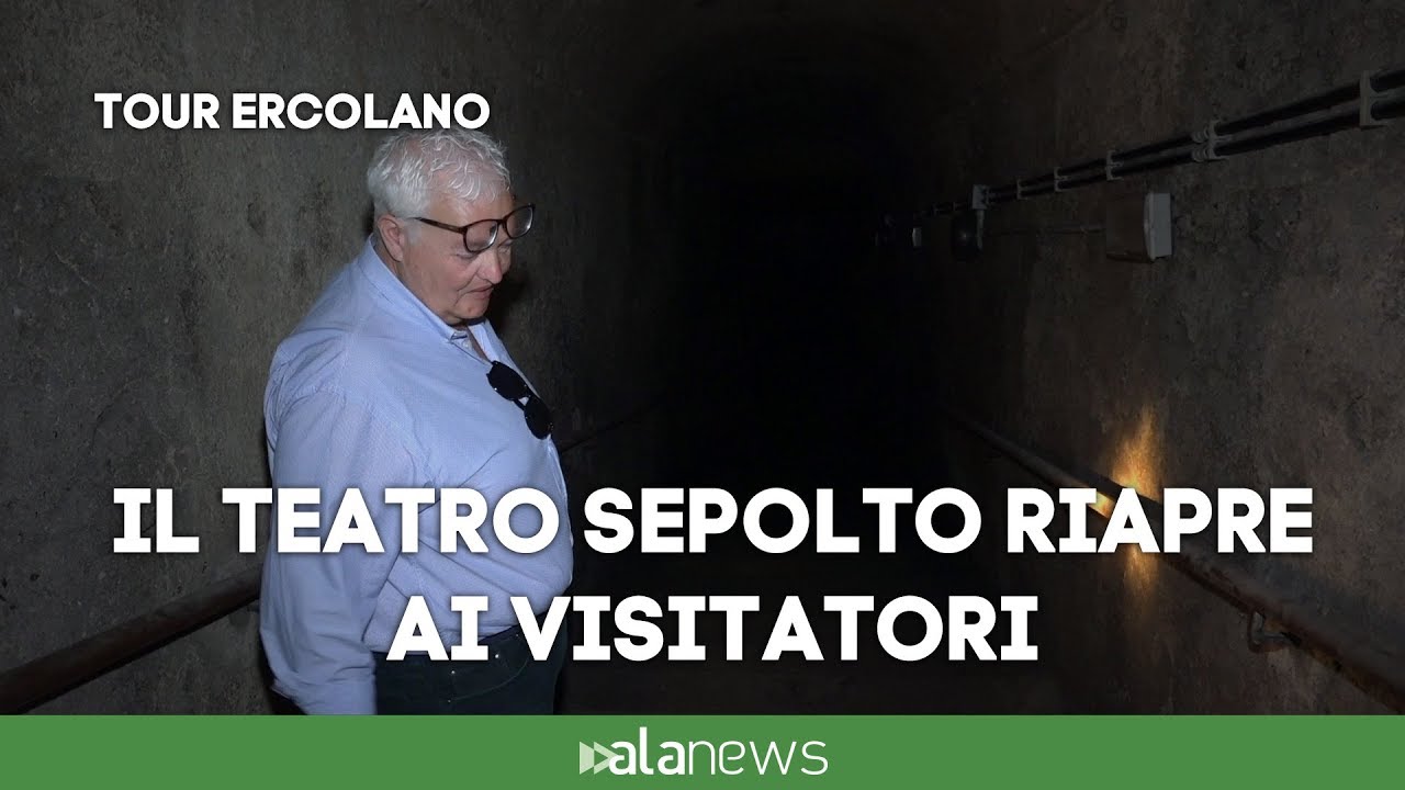 Tour nelle viscere di Ercolano: a giugno ripartono le visite al Teatro sepolto