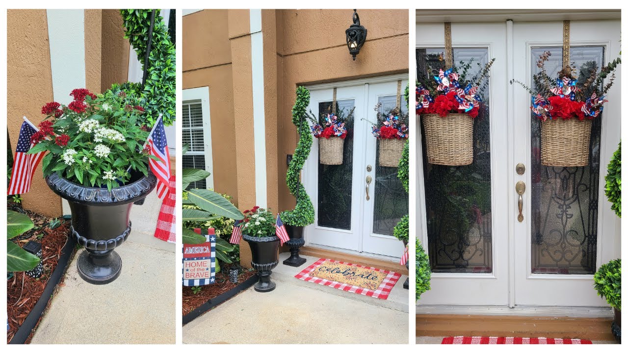 Decorate with Me: 4th of July Front Porch | Summer 2021