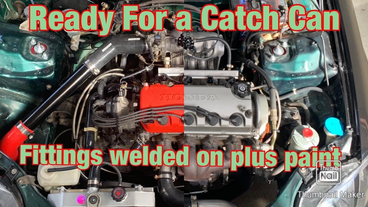 EK Civic TURBO BUILD OIL CATCH CAN