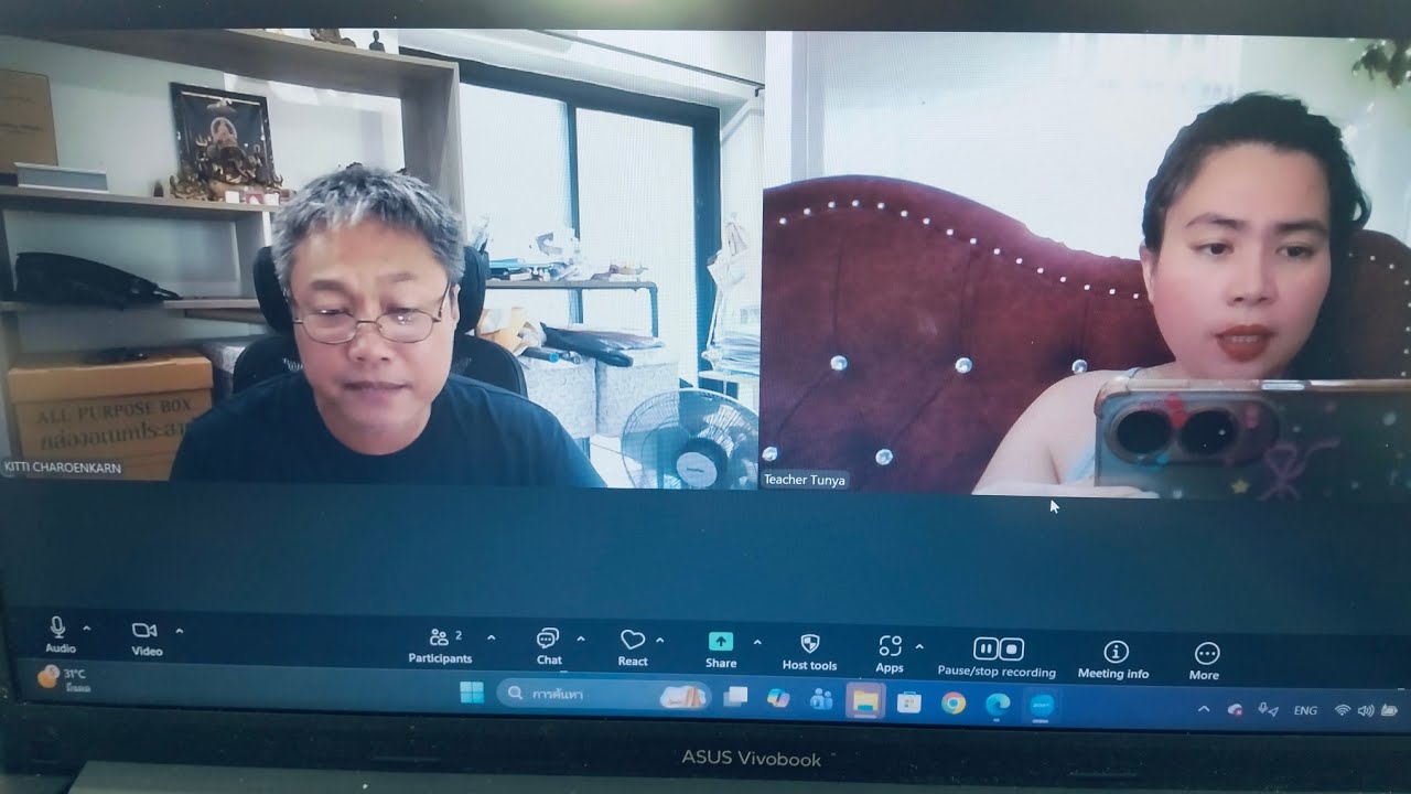 Part2คลาสฝึกRealEnglishConversationที่เจ้าของภาษาใช้จริงในชีวิตจริงWithK Kitti&T.Tunya 