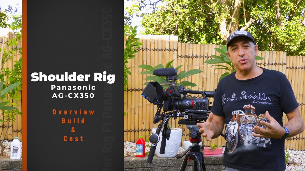 Panasonic AG CX350 & Universal Smallrig Camcorder Ultimate Cinema or ENG Shoulder Rig