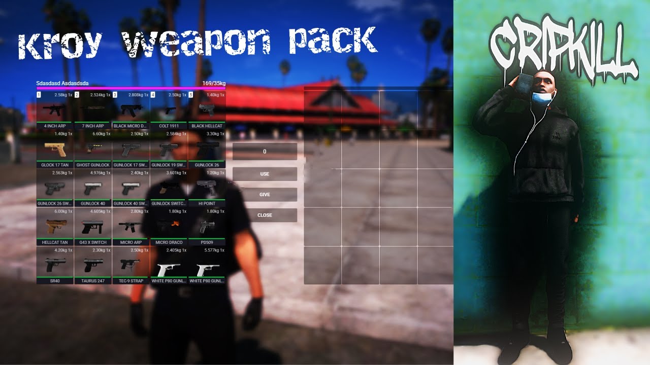 [$20] Kroy Weapon Pack V1 | Addon Weapons for FiveM | High Quality Pack for Cheap! |2025|