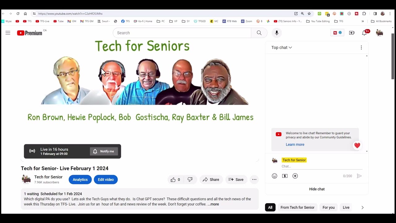 Как найти Tech for Senior-Live