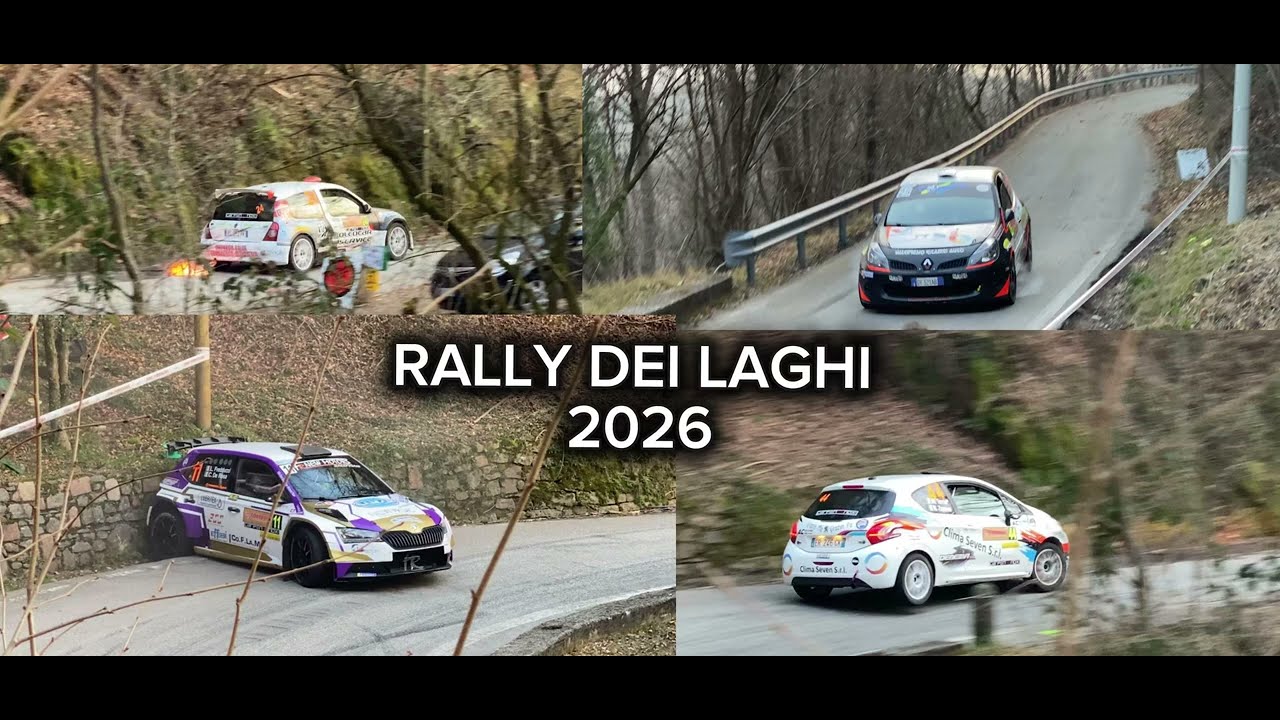 Rally dei laghi 2026, 28/02/26 (crash,spin,flames,glowing brakes)