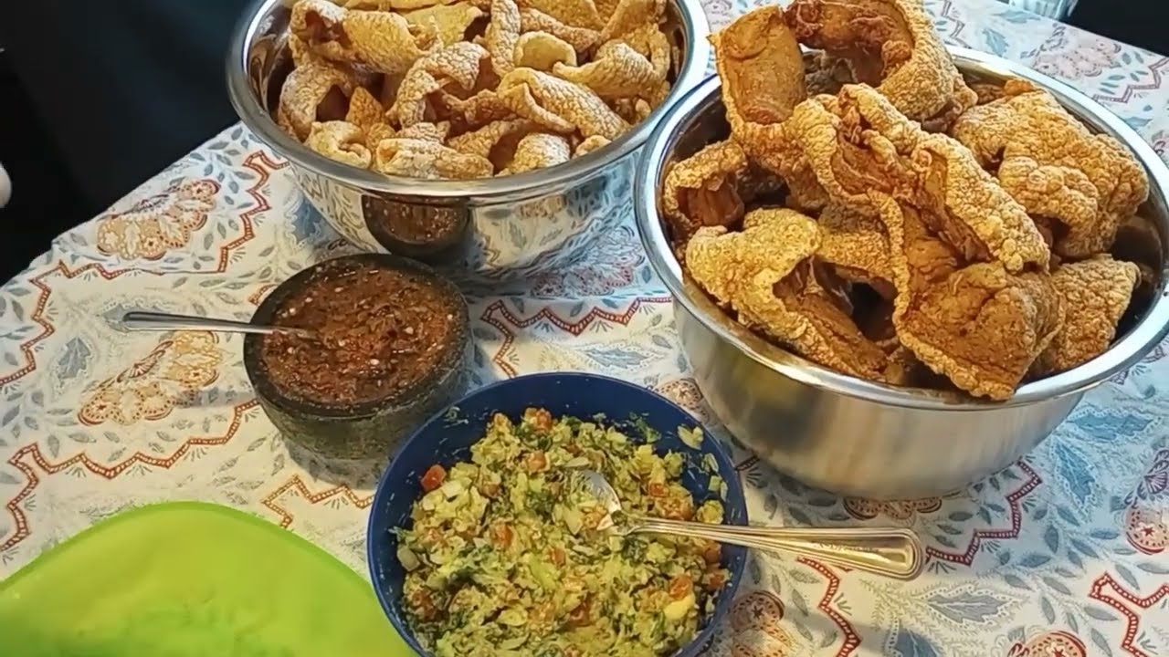 Chicharrones de viento, paso a paso.