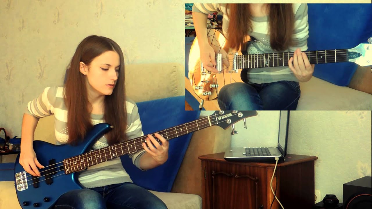 Muse - Easily (Bass/guitar cover HD)