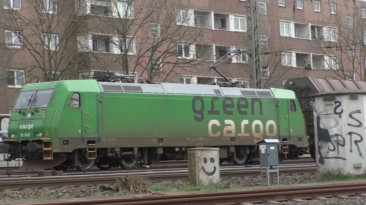 Green Cargo Autorack + German Railways HSR InterCity Train