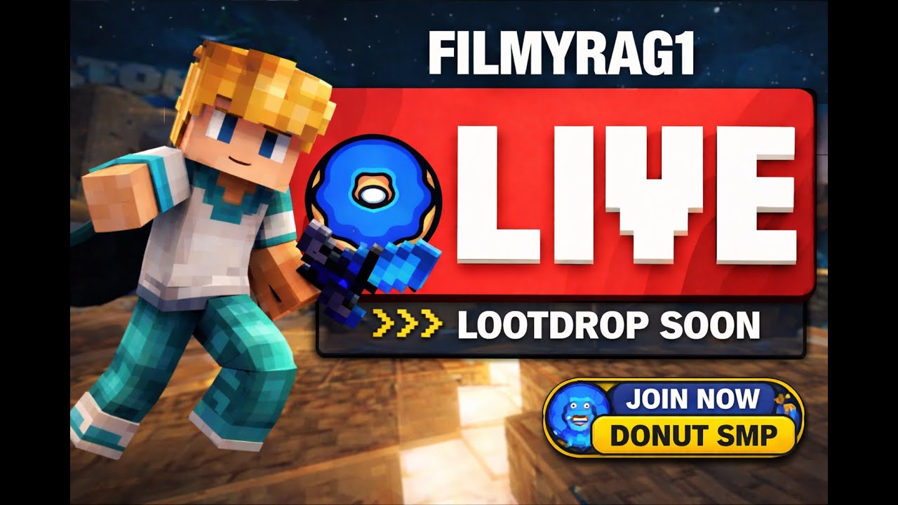 🔴DONUT SMP LIVE🔴│Rating Bases 5M+ Per Good Base  | GAMBLING │400m+ Ign = Filmyrag1 #donutsmplive