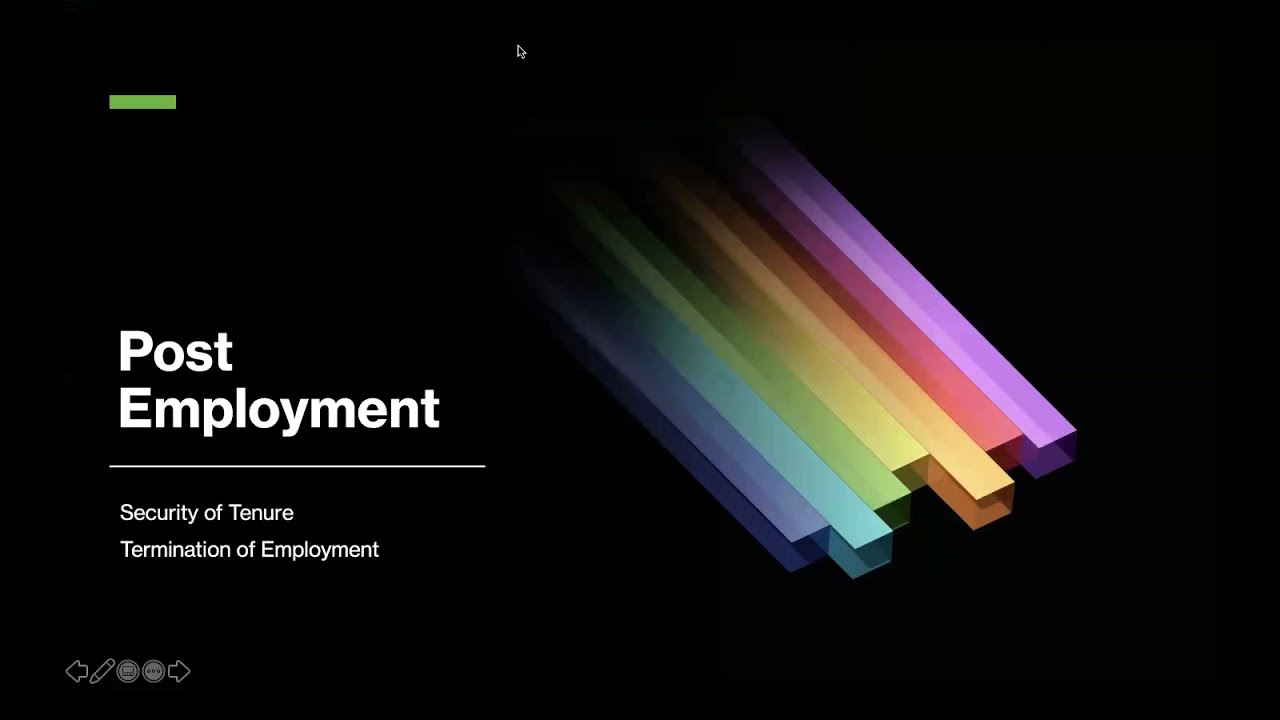 Labor Law - Post Employment and Termination