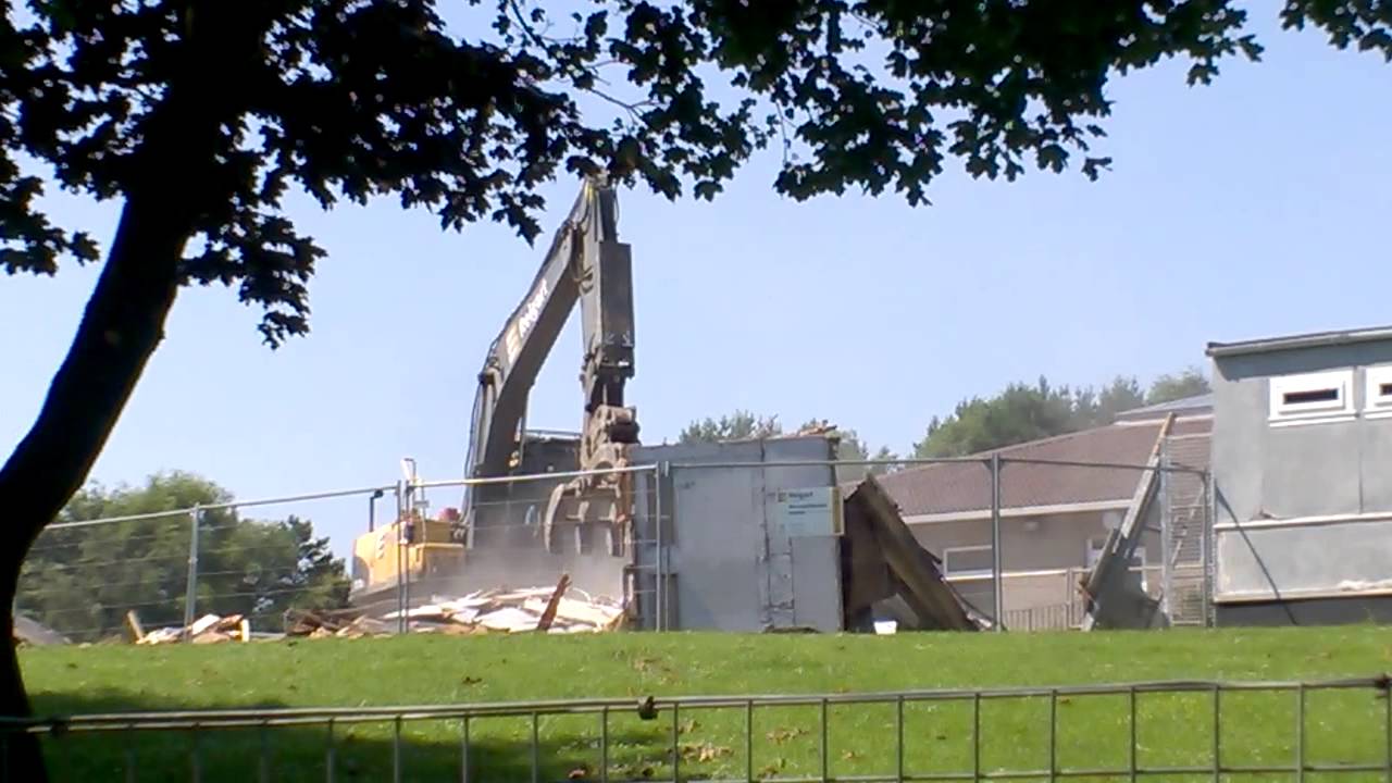 Collydean Primary School Hut Demolition 24Th June 2014 video 9