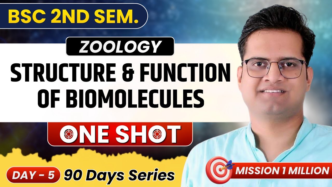 Structure & Function Of Biomolecules!B.Sc 2nd Semester Zoology!Day-5!Be DKDian