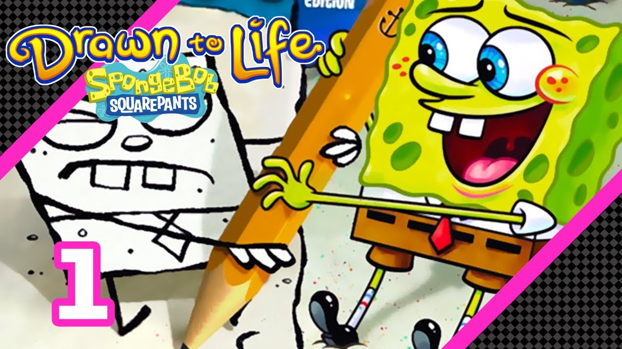 Drawn To Life: SpongeBob SquarePants Edition - Intro, DoodleBob - 100% Playthrough (1)
