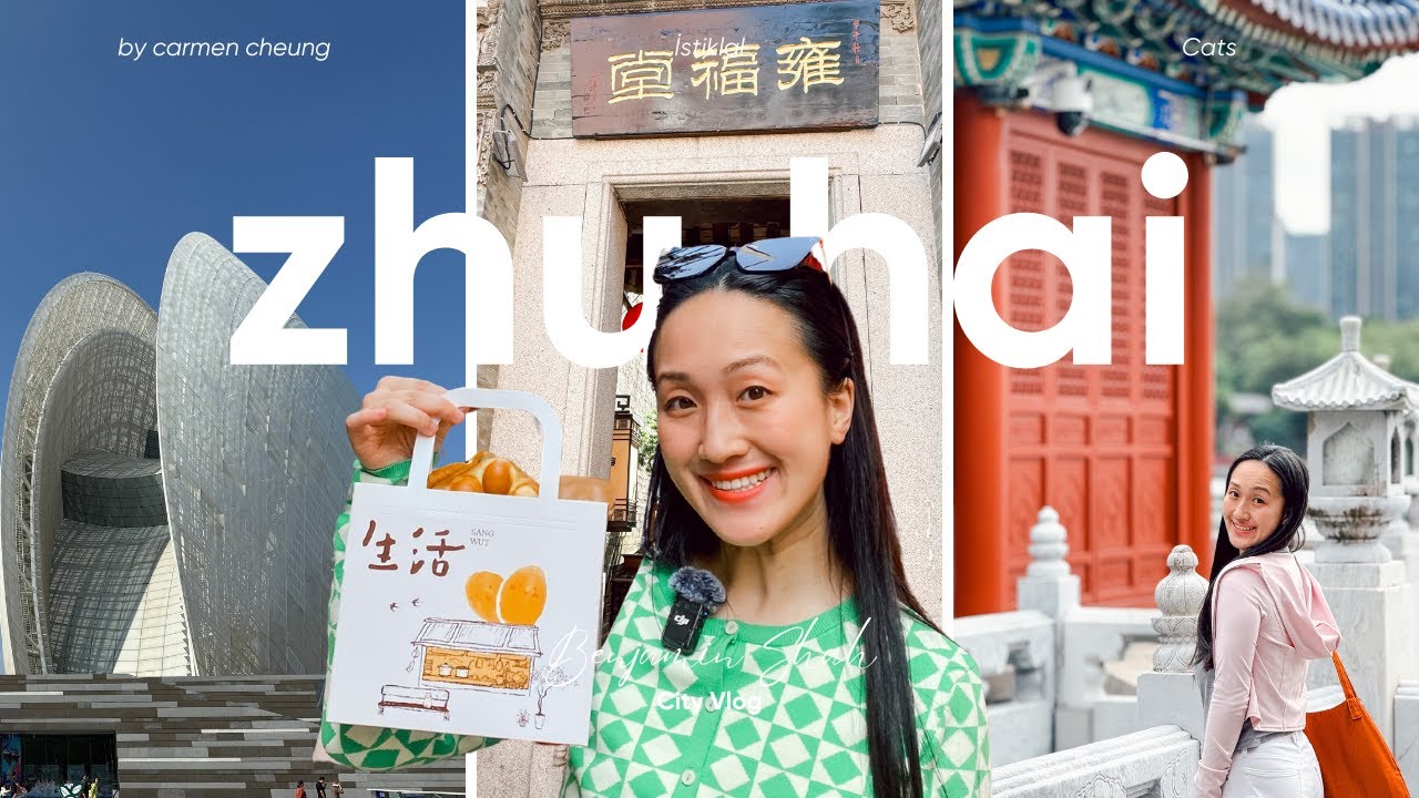 zhuhai vlog ☀️ the best bubble waffles, bei shan art district, old summer palace