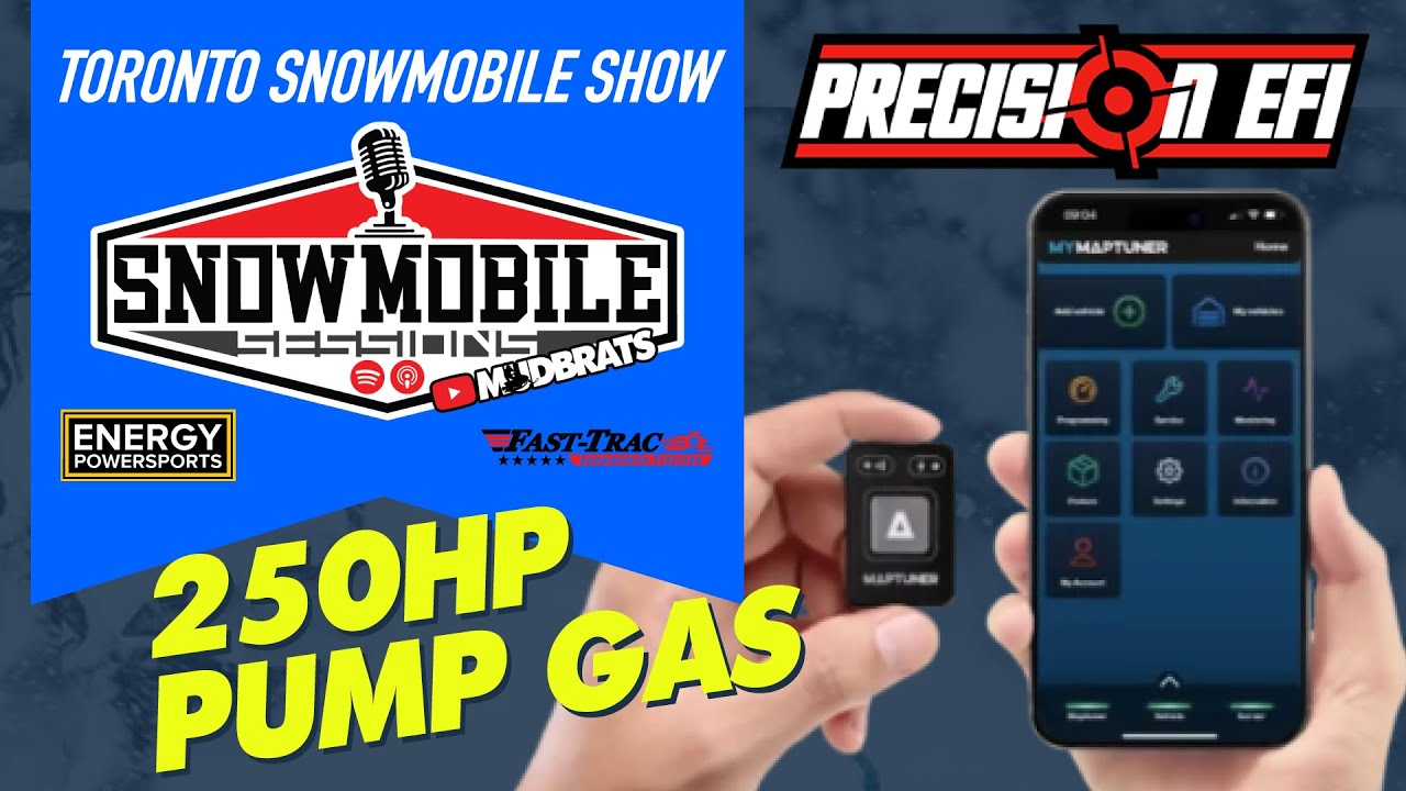 250HP on PUMP Gas 🤯 | 900R Turbo | Precision EFI & MAPTUNER | Toronto Snowmobile Show