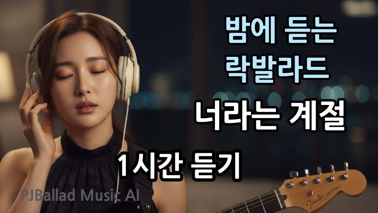 너라는 계절 1시간 듣기 | 조용히 듣는 감성 락발라드