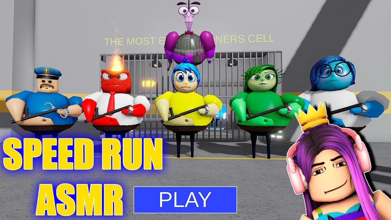 SPEED RUN - INSIDE OUT 2 FAMILY BARRY'S PRISON RUN OBBY