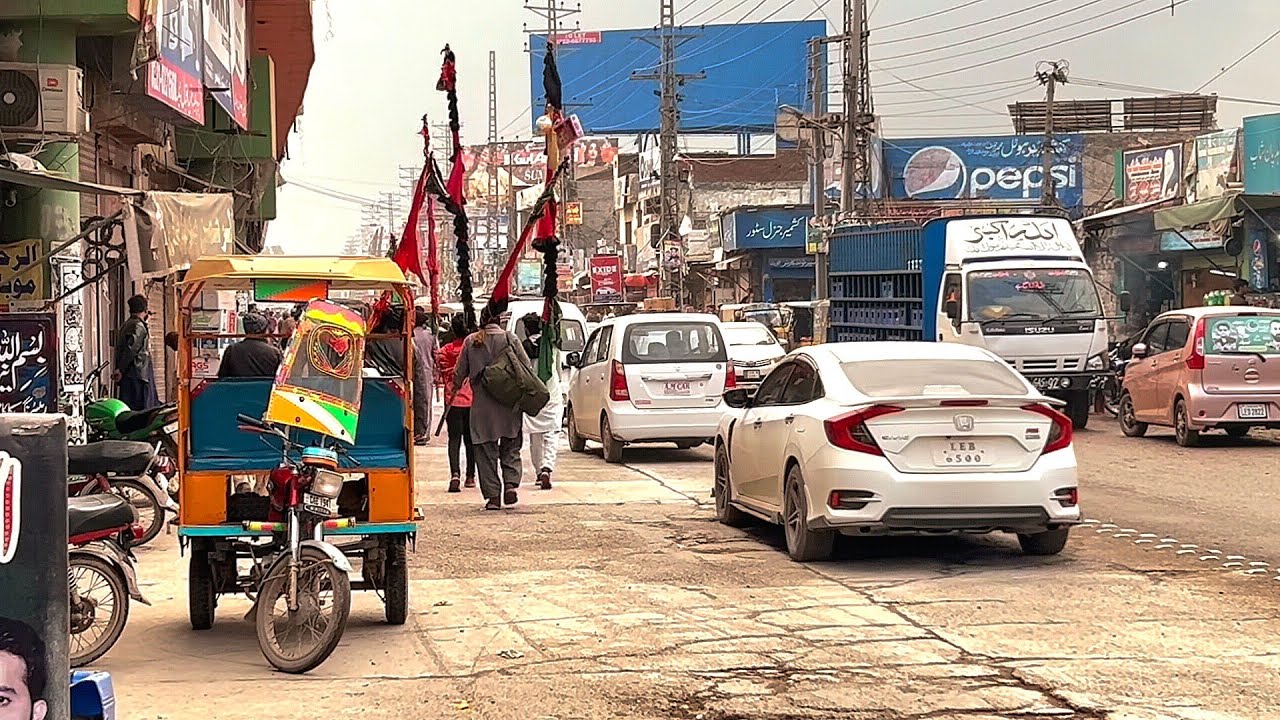 Wazirabad‚ Pakistan  Street Walking Tour (Full HD) |   Solo Walk in Wazirabad